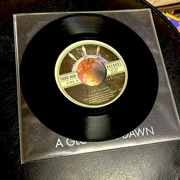 Carl Sagan - A Glorious Dawn 7” - Picture 3 of 5